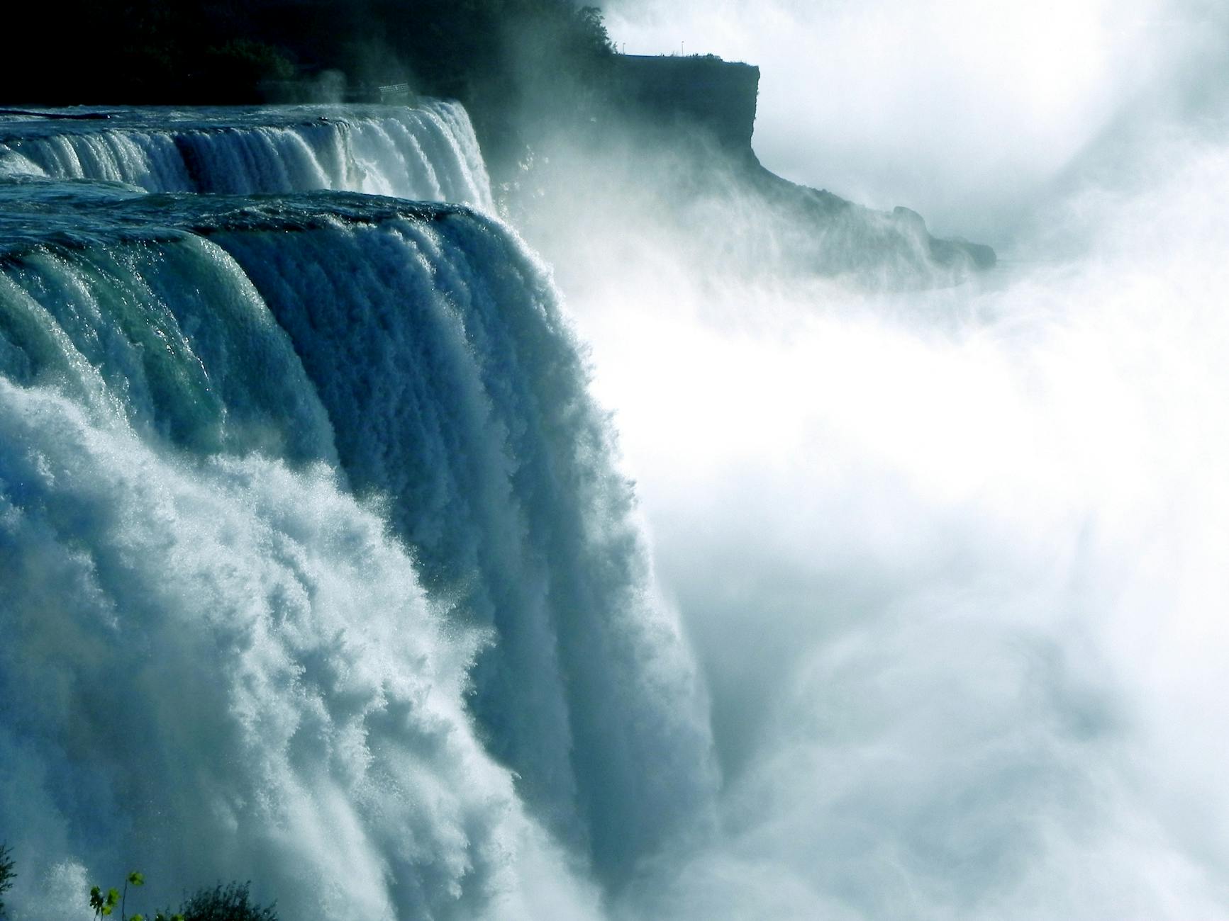 waterfalls during daytime