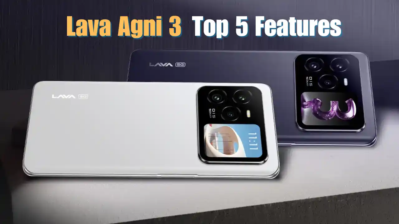 Lava Agni 3 top 5 features Vivo