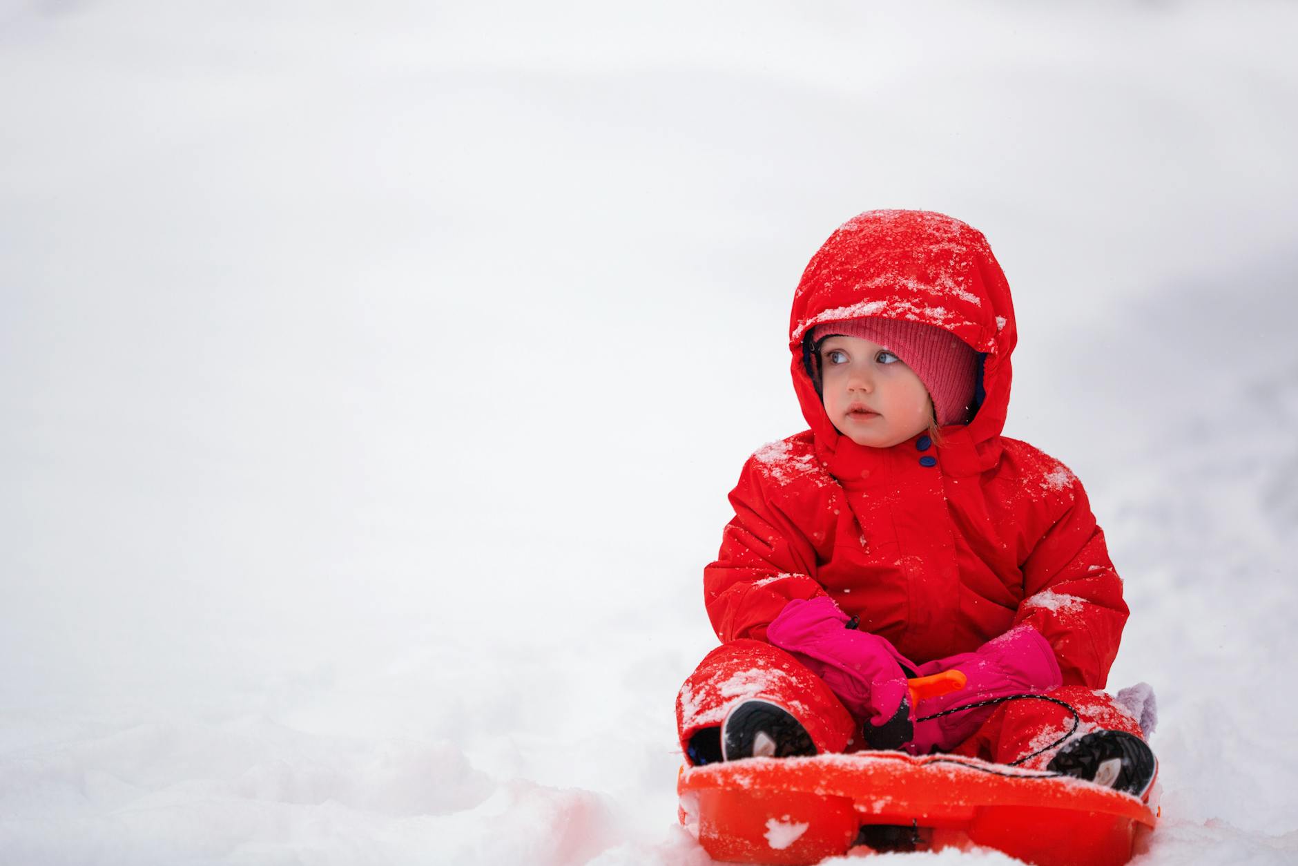 baby s red jacket